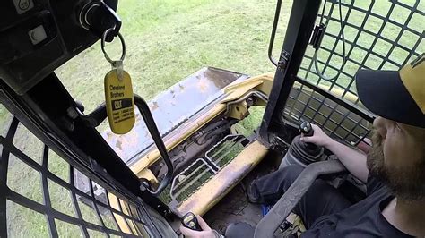 cat skid steer controllers|How to operate a CAT skidsteer / CAT 259d controls / greasing.